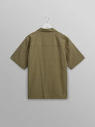 Didcot Slub Stipe- Khaki Wax London