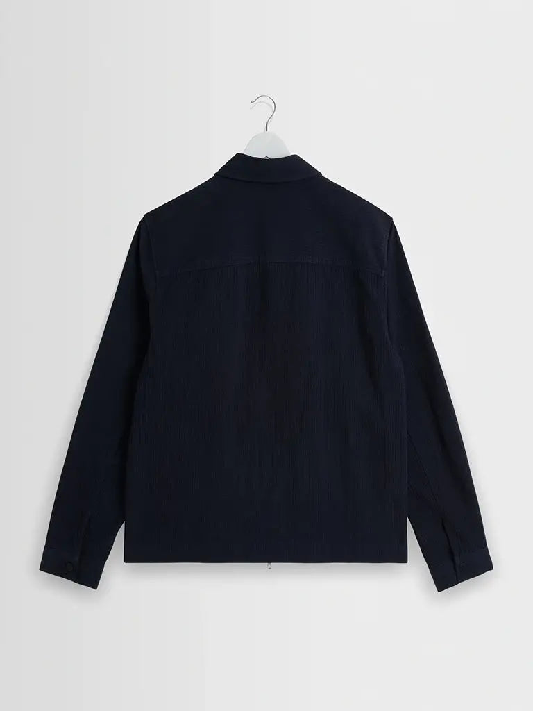 Eldon- Navy Crinkle Wax London Jackets