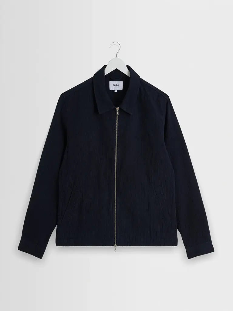 Eldon- Navy Crinkle Wax London Jackets