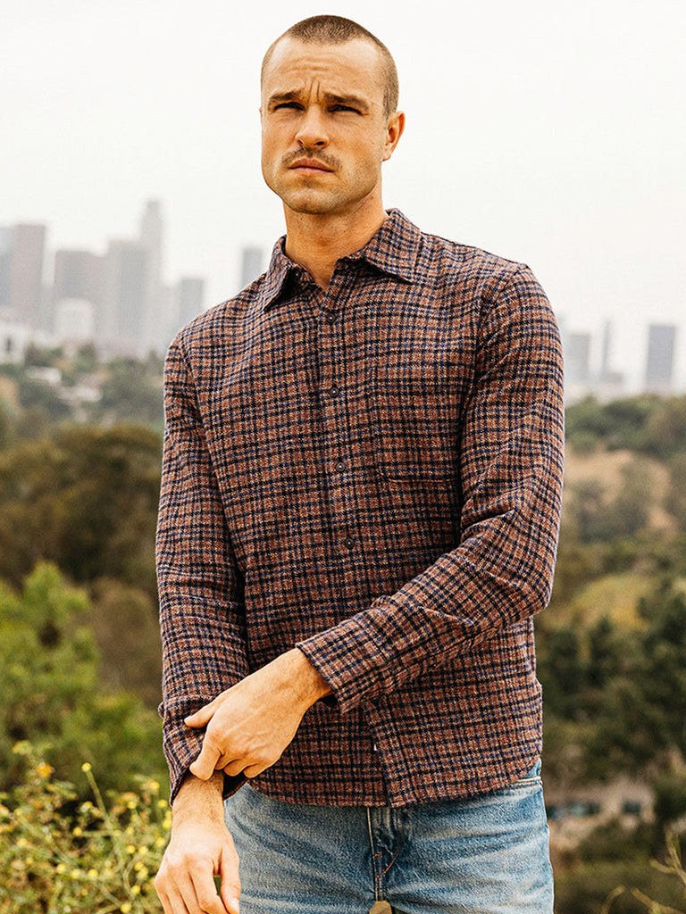 Ripper Shirt- El Coyote Plaid Hiroshi Kato Shirts