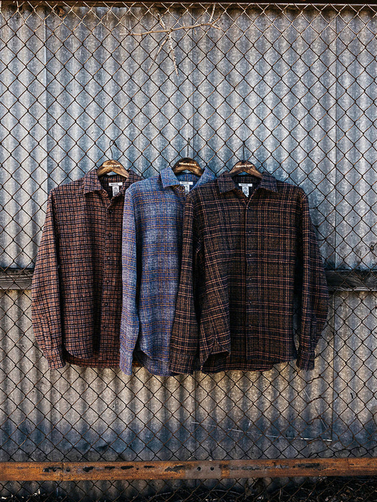 Ripper Shirt- El Coyote Plaid Hiroshi Kato Shirts