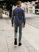 Ripper Shirt- Twilight Plaid Hiroshi Kato Shirts
