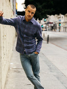 Ripper Shirt- Twilight Plaid Hiroshi Kato Shirts