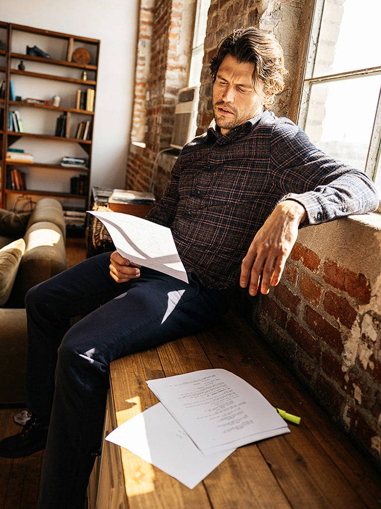 Ripper Shirt- Heritage Brown Plaid Hiroshi KATO Shirts