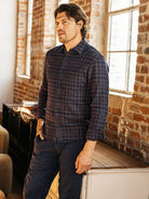 Ripper Shirt- Heritage Brown Plaid Hiroshi KATO Shirts