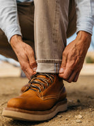 The Hammer Straight- Dusty Brown 10.5oz Selvedge Wax London Denim