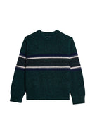 Wilde Crew- Dark Green Brush Preppy Wax London Sweaters