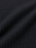 Waffle Midneck- Black Jackman Sweaters