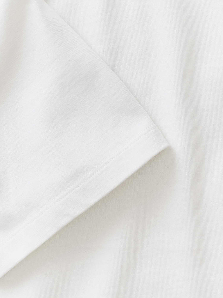 Organic Cotton Shop Tee- White Twist Taylor Stitch Tee Shirts