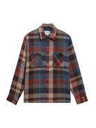 Whiting Overshirt- Rust/Ecru Pike Check Wax London Shirts