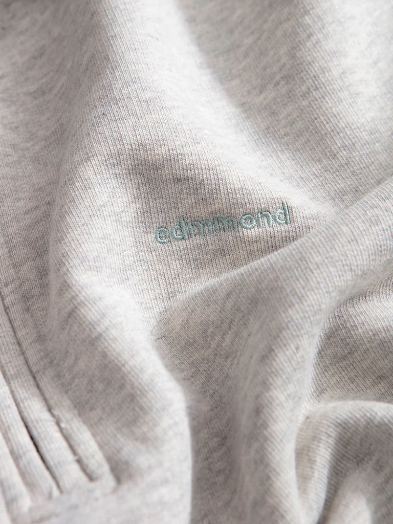 Minilogo Zip Polo- Grey Melange Edmmond Studios Sweaters