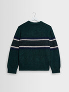 Wilde Crew- Dark Green Brush Preppy Wax London Sweaters