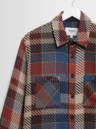 Whiting Overshirt- Rust/Ecru Pike Check Wax London Shirts