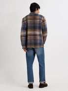 Whiting Overshirt- Oatmeal Multi Ari Wool Blend Wax London Shirts