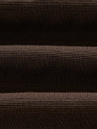 Maley Zip Polo- Dark Brown Milano Knit Wax London Sweaters