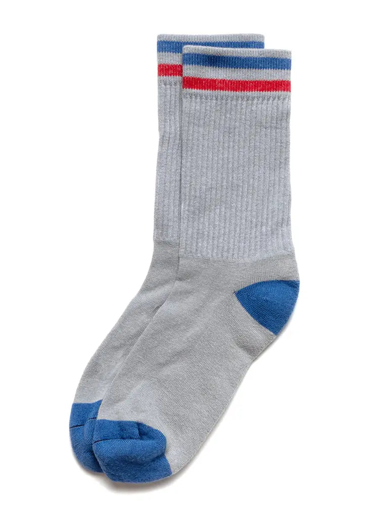 Kennedy Luxe Athletic Sock- Grey - Eames NW