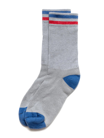 Kennedy Luxe Athletic Sock- Grey