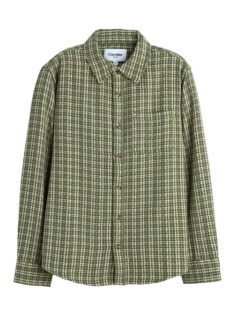 Reverse Tweed- Green Corridor Shirts