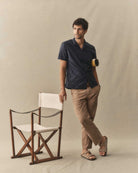Davis Shirt- Navy Floral Embroidery Taylor Stitch Shirts