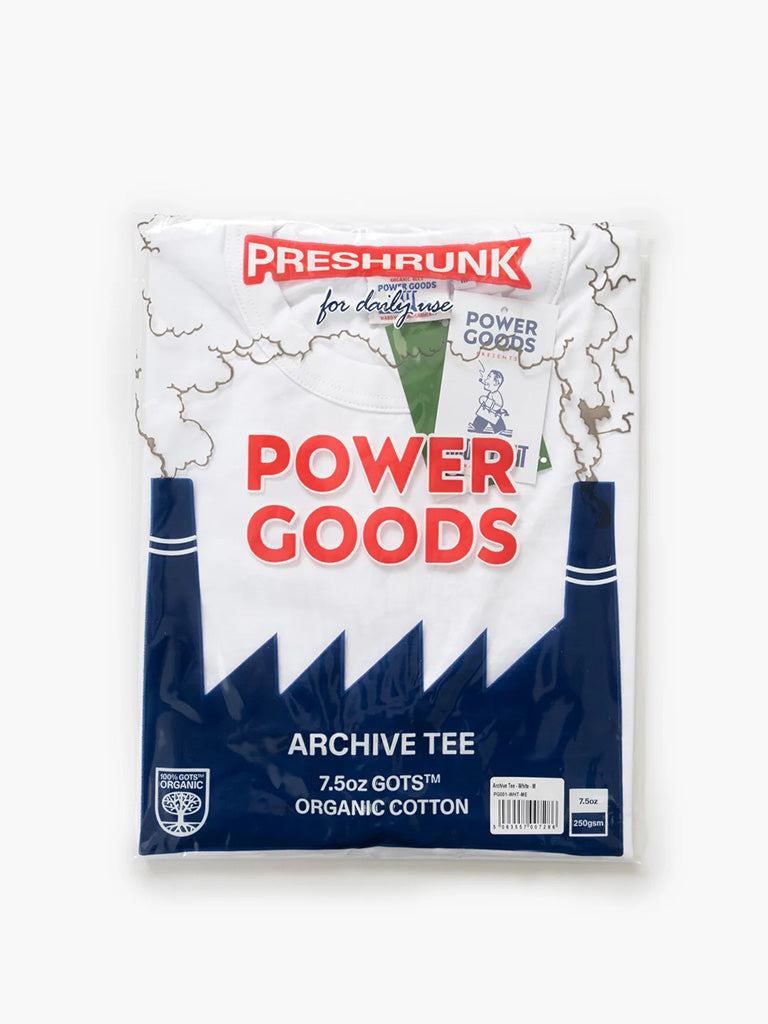 Archive Tee- White Power Goods Tee Shirts