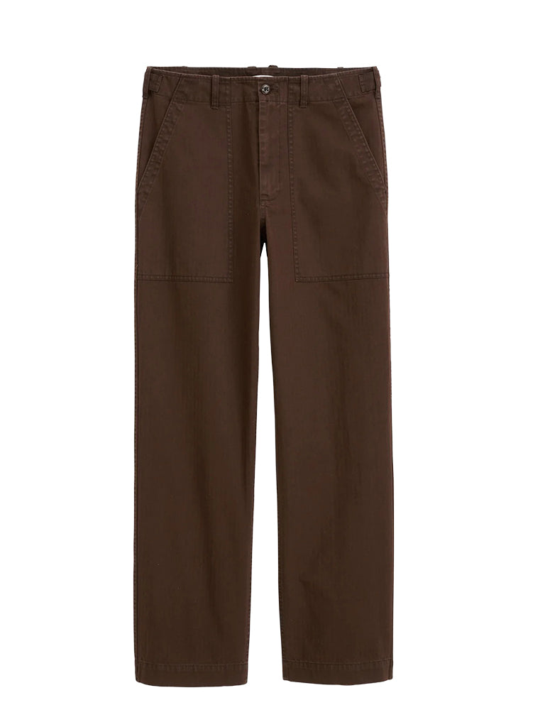 Field Pant Herringbone- Espresso Alex Mill Pants