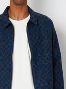 Signal Blouson- Indigo Mix Checkerboard Folk Jackets