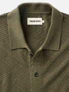 Arlo Sweater Polo- Cilantro Taylor Stitch Shirts