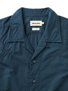 Davis Shirt- Navy Floral Embroidery Taylor Stitch Shirts