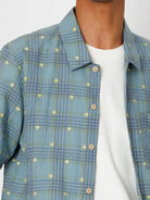 Gabe Shirt- Blue/Yellow Check Folk Shirts