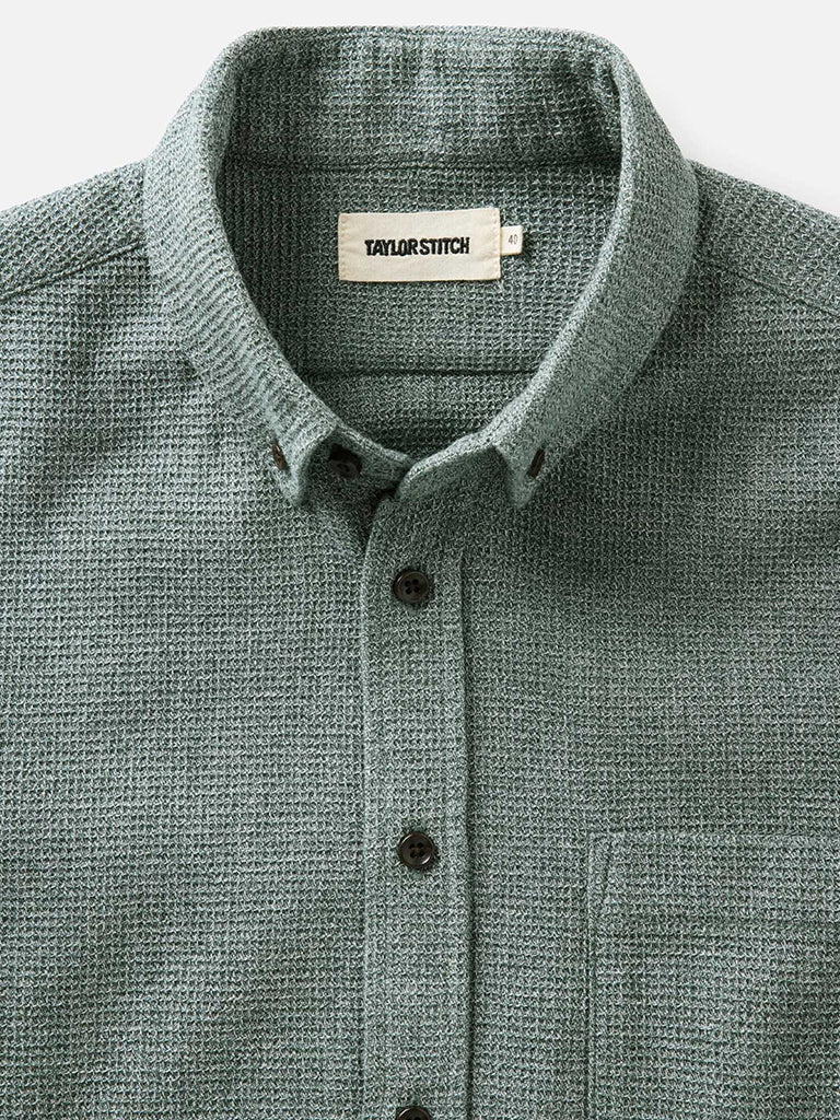 Jack Shirt- Pine Twist Waffle Taylor Stitch Shirts