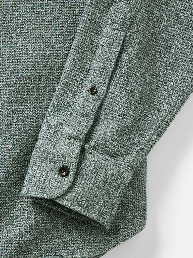 Jack Shirt- Pine Twist Waffle Taylor Stitch Shirts