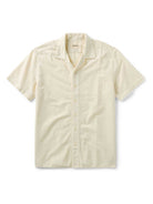 Davis Shirt- White Embroidered Stripe Taylor Stitch Shirts