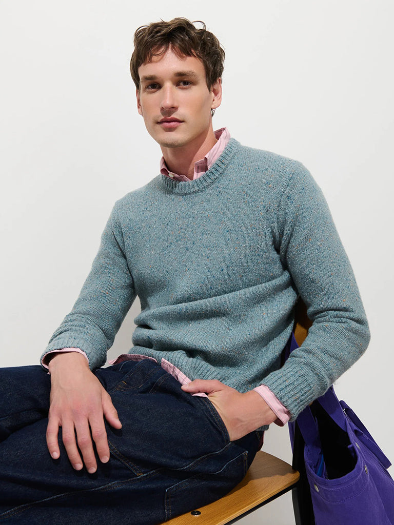 Donegal Crewneck- Sea Mist Alex Mill Sweaters