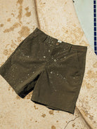 Scoop Short- Military Green Taslan Hiroshi KATO Shorts