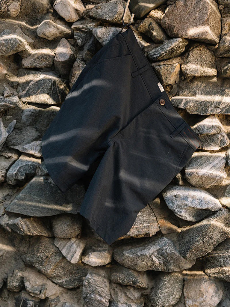 Scoop Short- Gray Taslan Hiroshi KATO Shorts