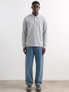 Duck Polo LS- Grey Melange Edmmond Studios Shirts