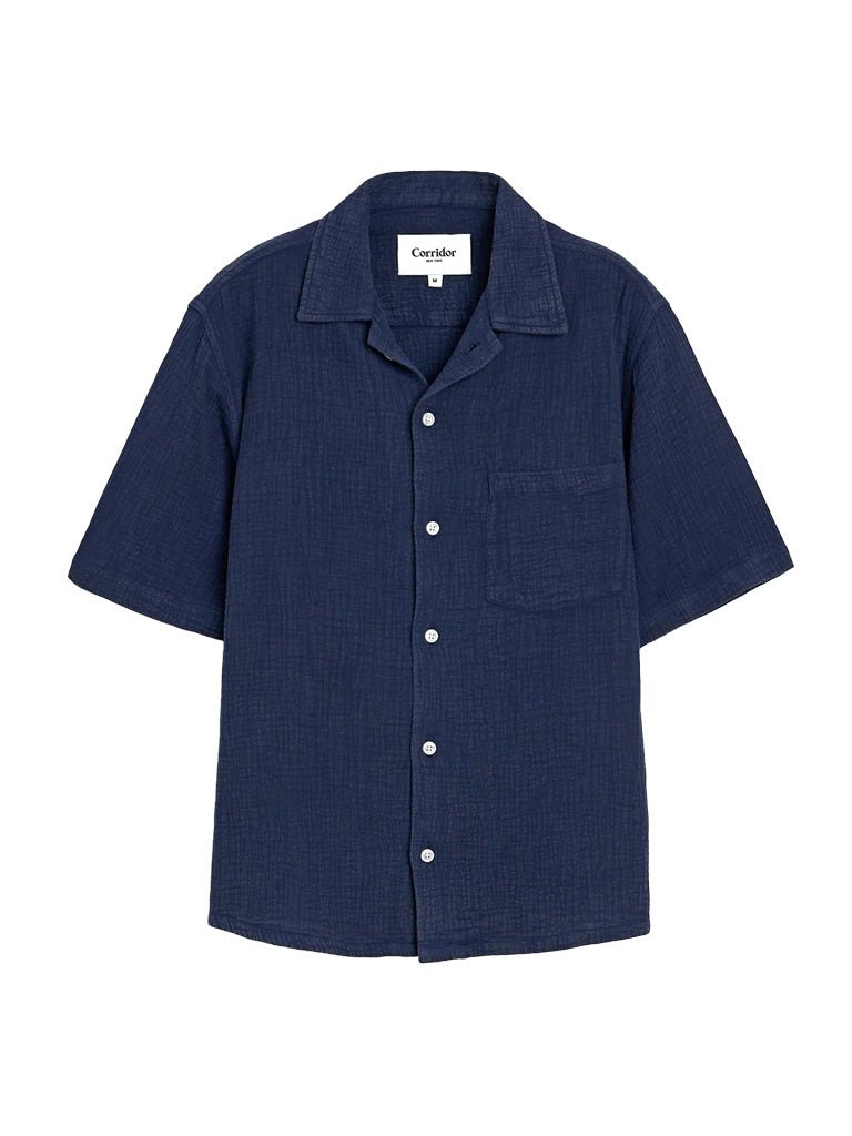 トップス MARKAWARE New Comfort Fit Shirt Navy 2 トップス MARKAWARE New Comfort Fit Shirt Navy 2 Corridor | Double