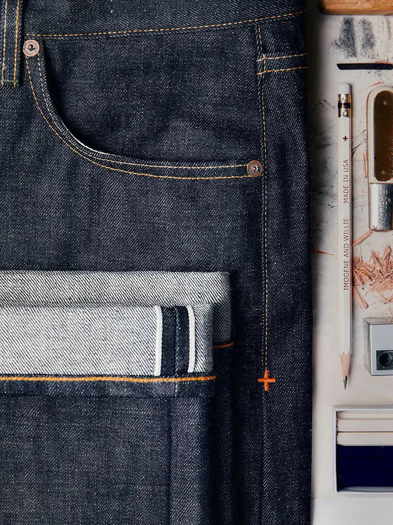 "Lewis" Jeans- Indigo Rigid JP Imogene + Willie Denim
