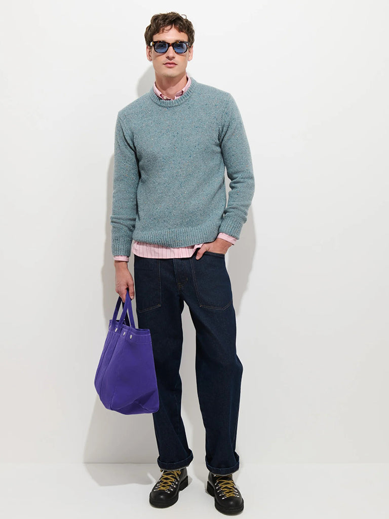 Donegal Crewneck- Sea Mist Alex Mill Sweaters