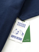 Super Weight Tee- Navy Blue Power Goods Tee Shirts