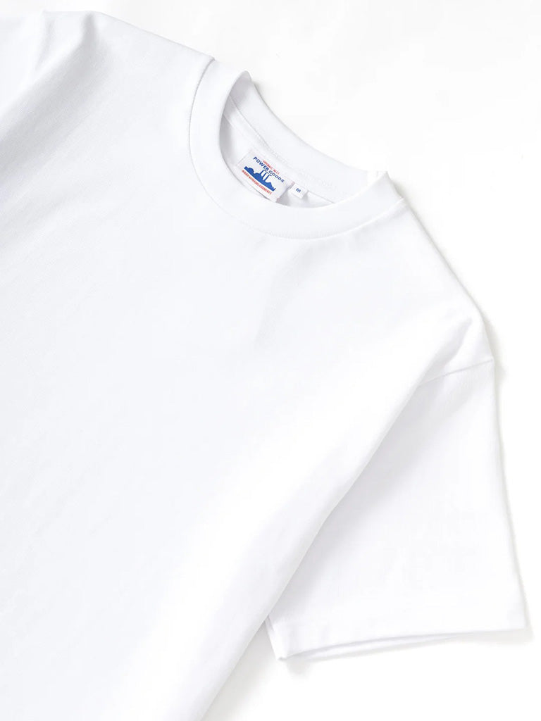 Super Weight Tee- White Power Goods Tee Shirts