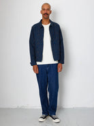 Signal Blouson- Indigo Mix Checkerboard Folk Jackets