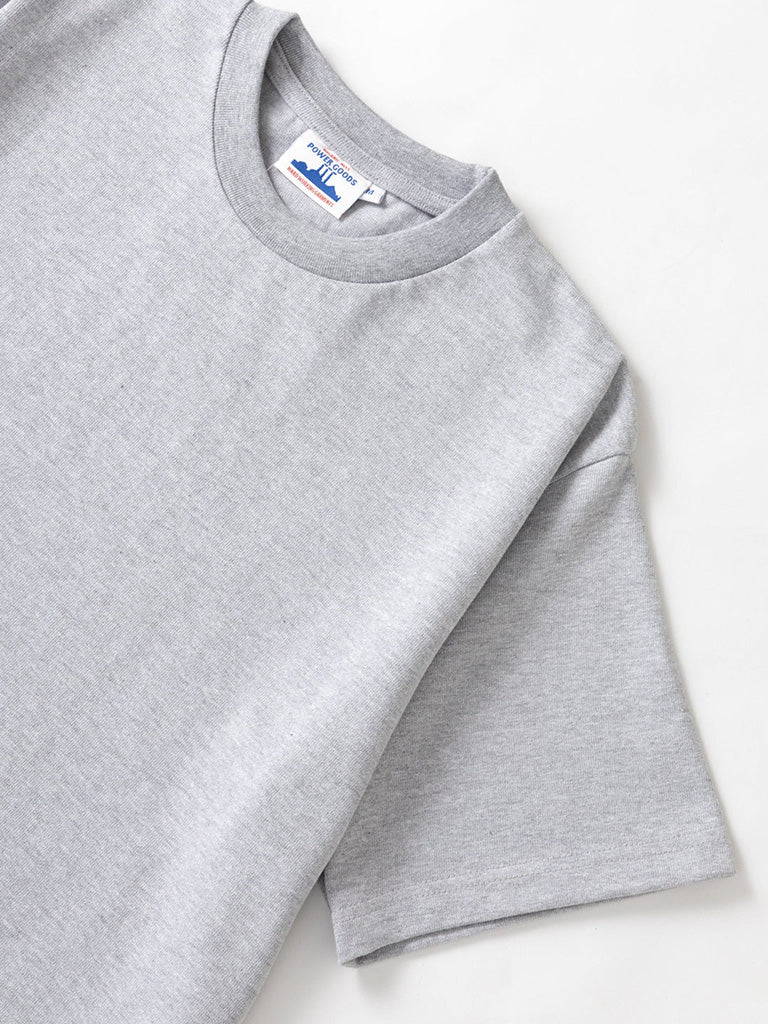 Super Weight Tee- Heather Grey Power Goods Tee Shirts