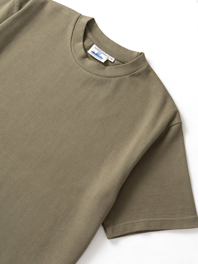 Super Weight Tee- Olive Power Goods Tee Shirts