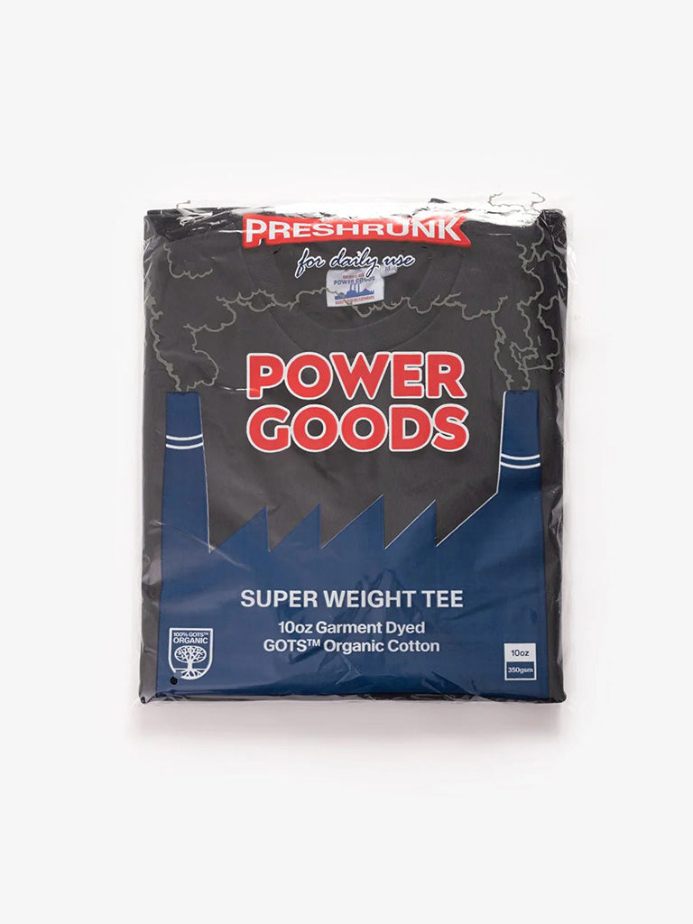Super Weight Tee- Navy Blue Power Goods Tee Shirts
