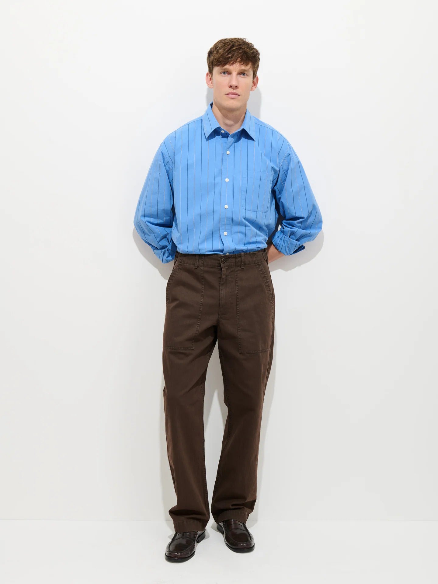 Field Pant Herringbone- Espresso Alex Mill Pants