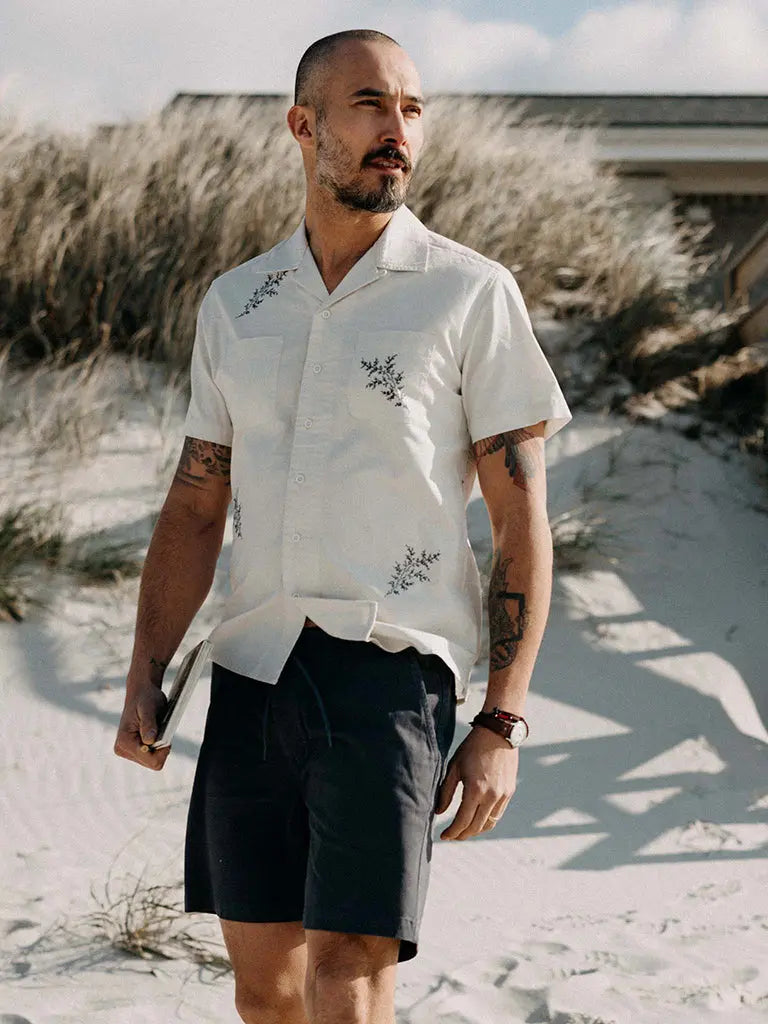 Conrad Shirt- Seaside Embroidery Taylor Stitch
