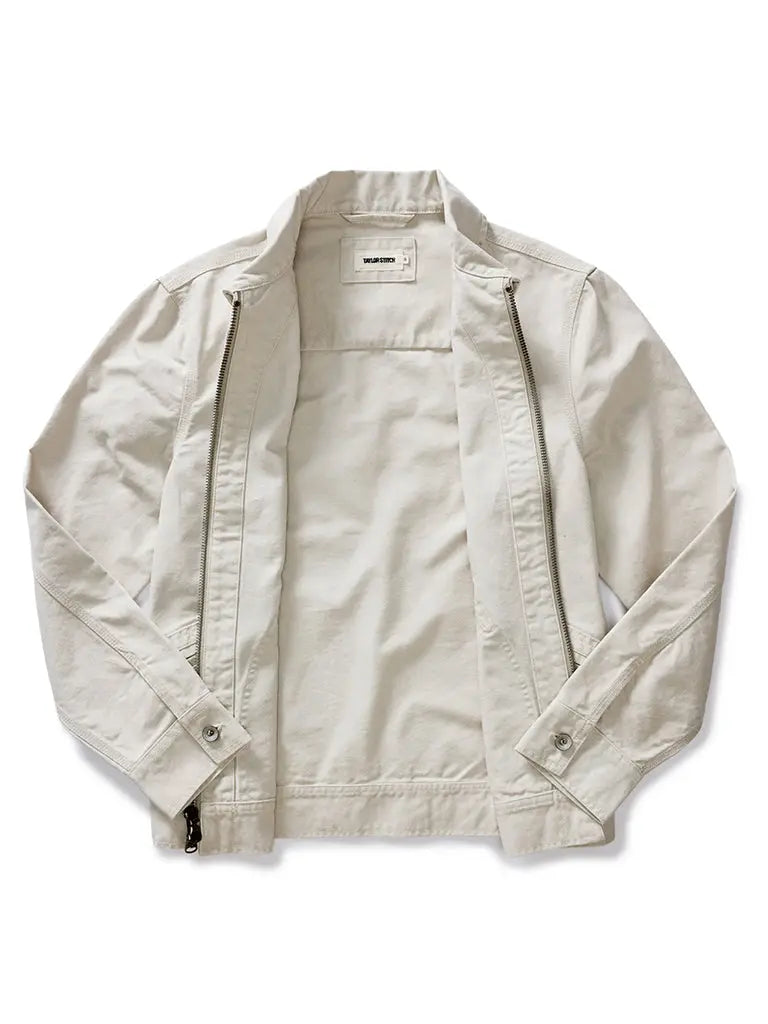 Shifter Jacket- Stone Pigment Canvas Taylor Stitch