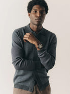 The Nichols- Navy Birdseye Taylor Stitch Sweaters