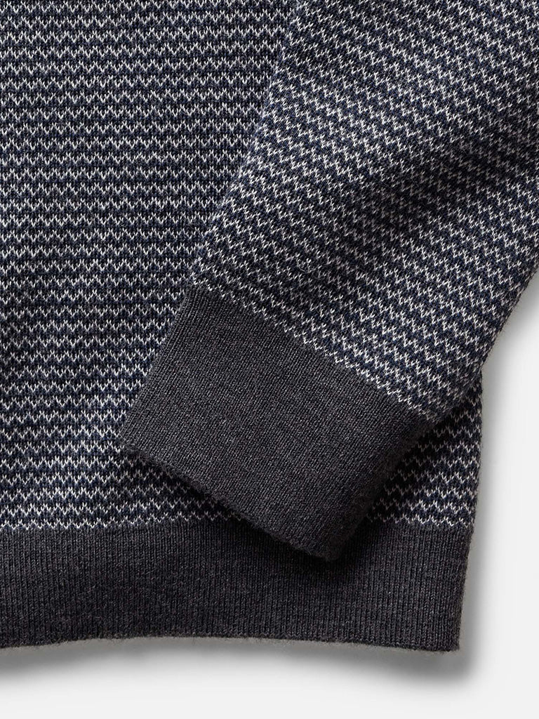 The Nichols- Navy Birdseye Taylor Stitch Sweaters